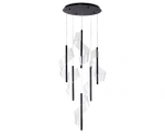 08042-6A,19 Люстра каскадная Илина черный d60 h200 Led 84W (4000K). ТМ Kink Light