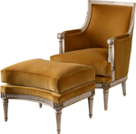 Пуф Baker King Louis XVI Carved Ottoman