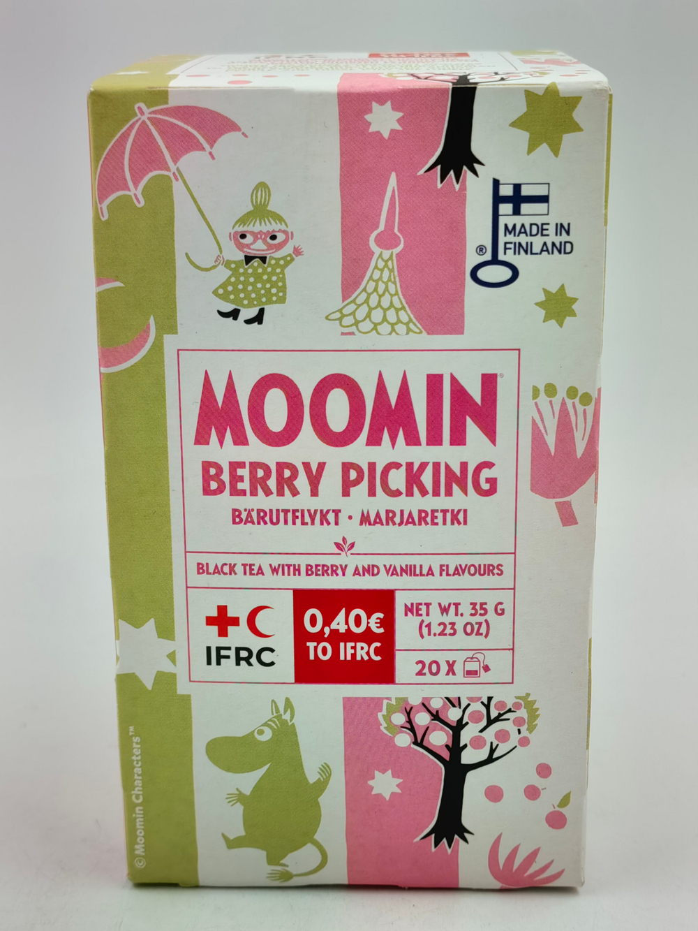 Чай черный Nordqvist MOOMIN Berry Picking 20 пакетиков 35 г (из Финляндии)