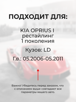 Ремкомплект механизма складывания зеркал KIA OPIRUS (I) рестайлинг [Кузов: LD] 05.2006-05.2011 (Z-8)