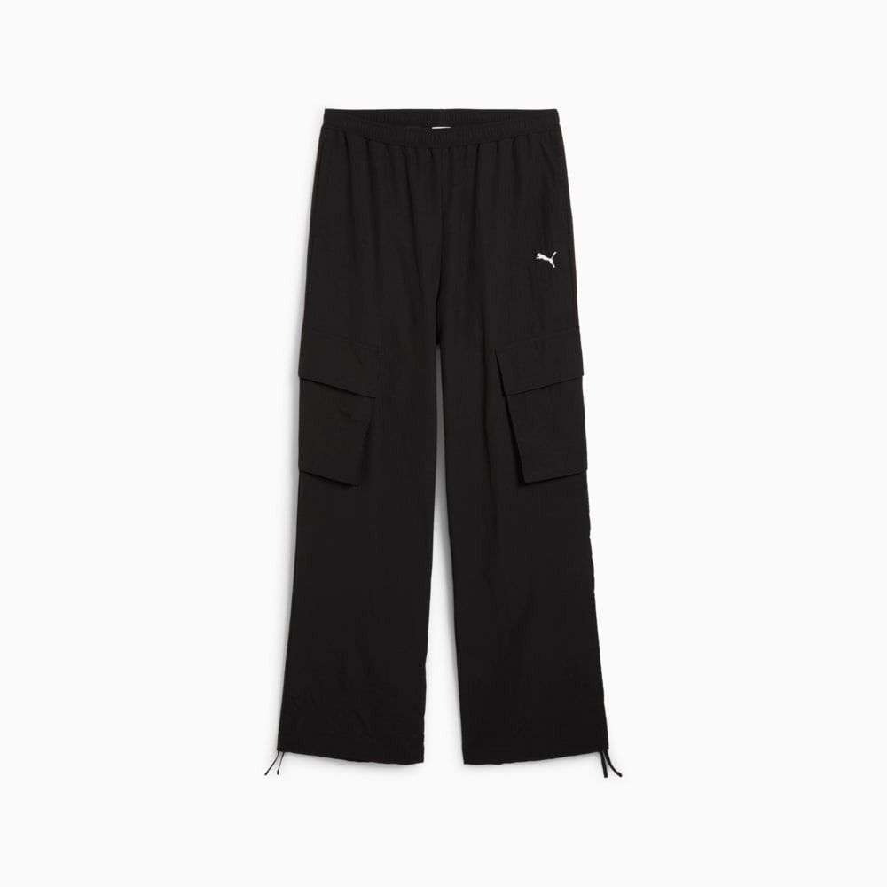 Брюки спортивные женские PUMA WARDROBE ESS Relaxed Woven Cargo Pants op