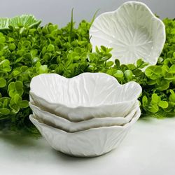 Lenardi 232-040 Набор из 6 салатников 12х4,5см КАПУСТА в под.уп.(х8)Фарфор