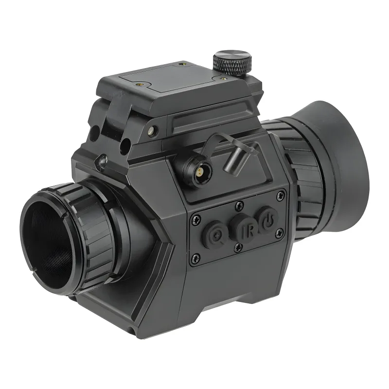 Монокуляр цифровой Veber Digital Force HM40-M ночной на шлем - крупный план кнопок