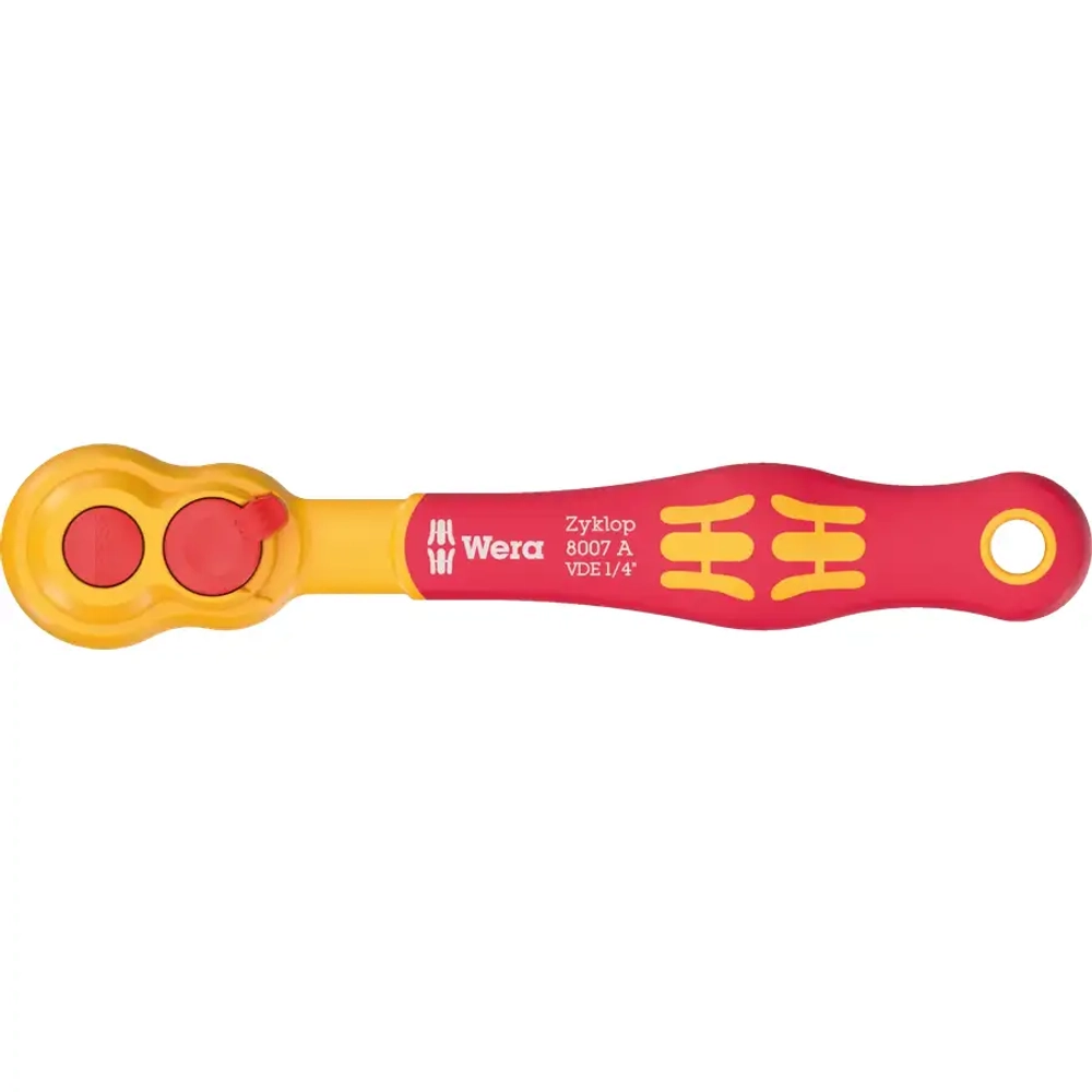 Трещотка 1/4" VDE Zyklop Comfort WERA 05004866001