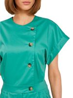 Комбинезон медицинский женский Dr. Nice DRN277 Beauty, черный, 46-48