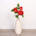 Цветок искусственный «Флора» 67см Пион красный