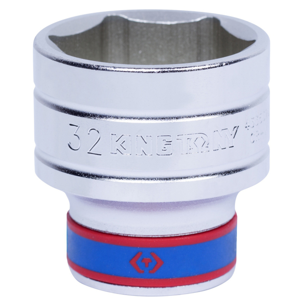 KING TONY (433532M) Головка торцевая стандартная шестигранная 1/2", 32 мм