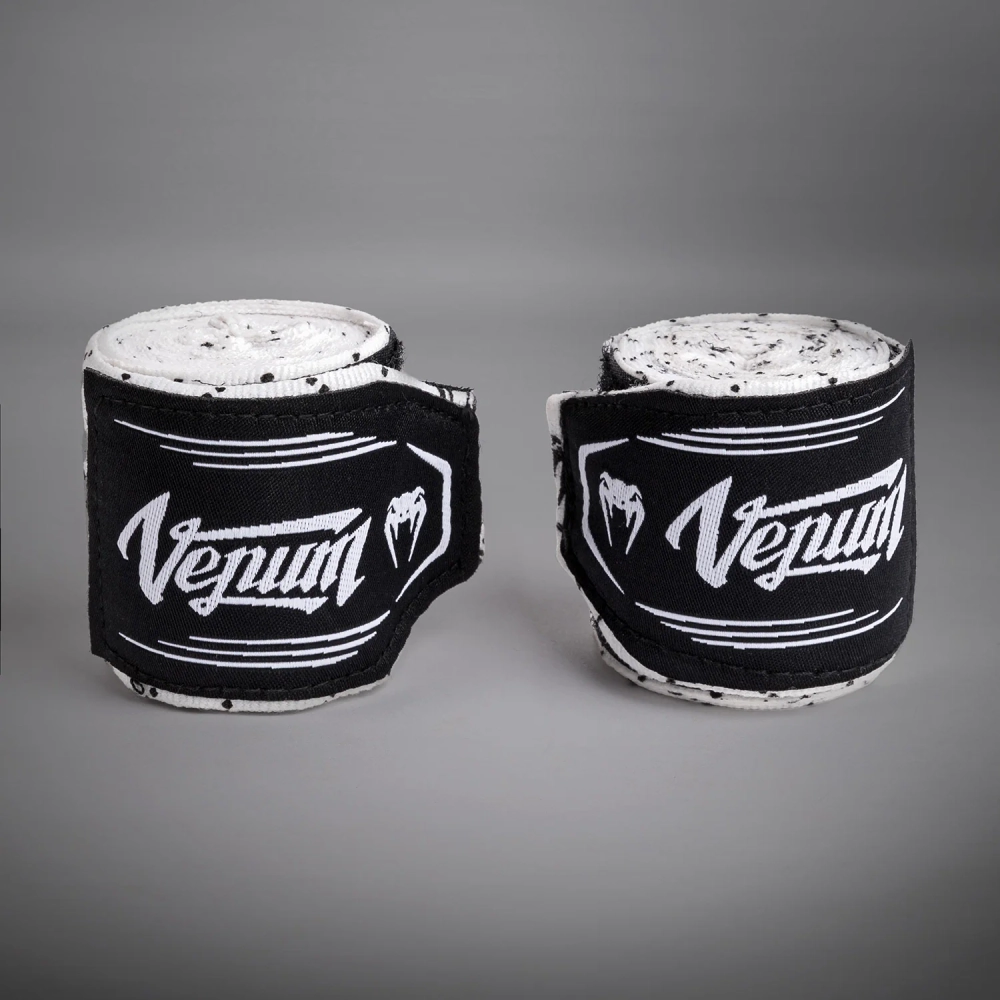 Бинты Venum Monogram White/Black 2.5м