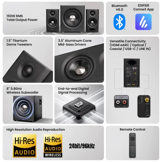 Edifier S355DB Black