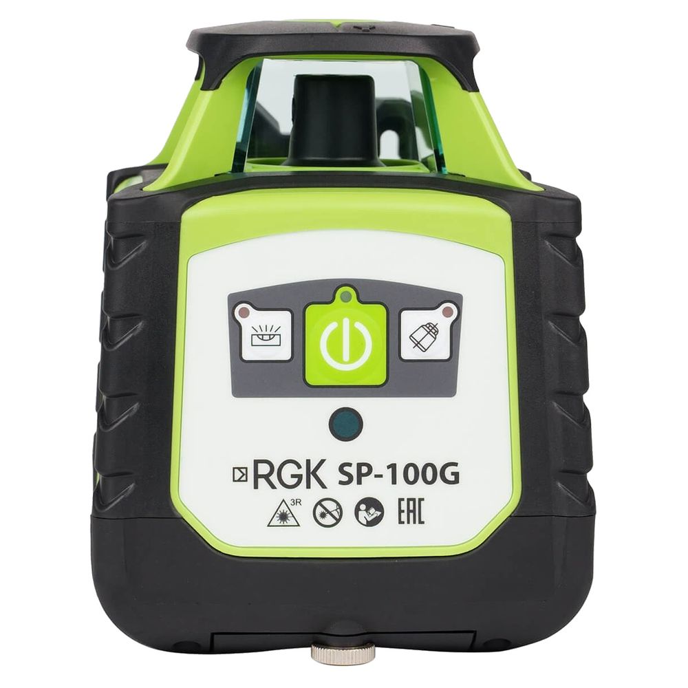 Ротационный нивелир RGK SP-100G с зеленым лучом, RGK