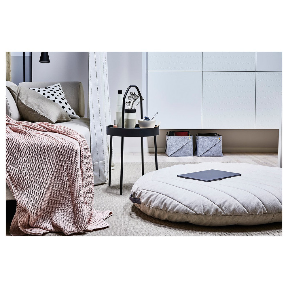 IKEA BURVIK  (ИКЕА БУРВИК)  -  Столик - черный 38 см