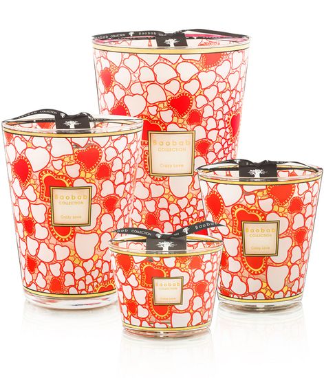 Crazy love, свеча MAX 16 Valentine`s day selection, Baobab Collection
