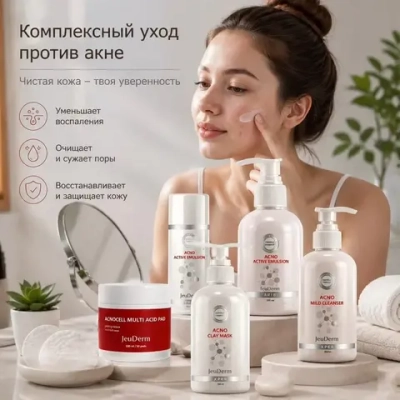 Acno Active Gel Jeuderm | Противовоспалительный гель для лечения акне