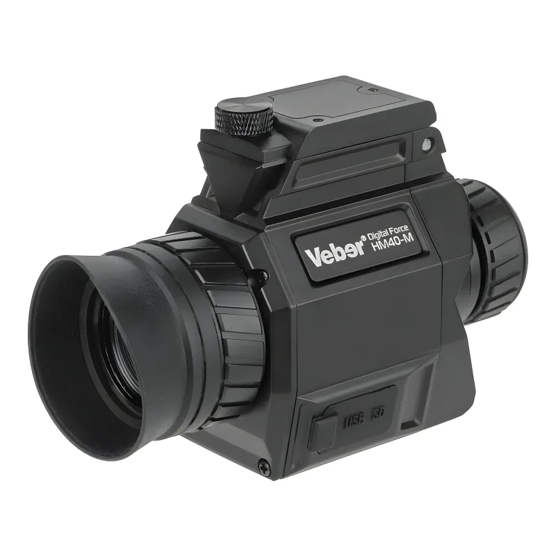 Монокуляр цифровой Veber Digital Force HM40-M ночной на шлем - общий вид с логотипом