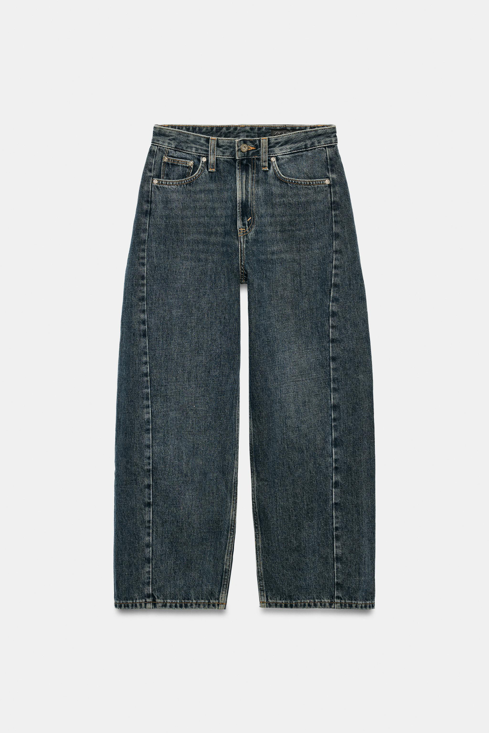 ДЖИНСЫ RELAXED СО СРЕДНЕЙ ПОСАДКОЙ — ZW COLLECTION — ZARA