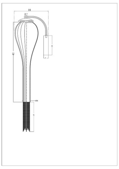 Бра Arte Lamp Waterfall A1577AP-1CC
