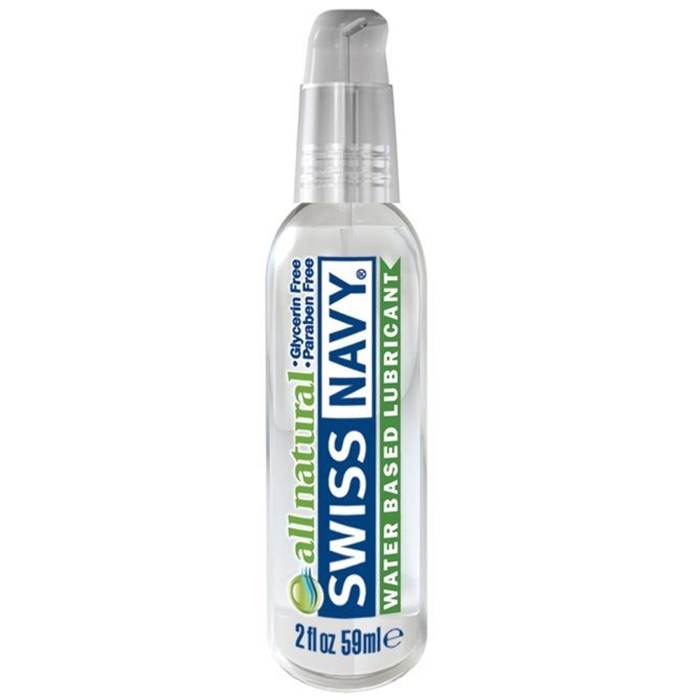 Гипоаллергенный лубрикант Swiss Navy All Natural Water Base Lubricant - 59 мл.