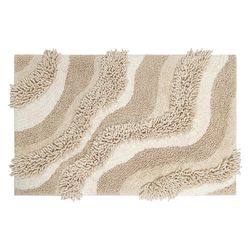 Коврик для ванной Sands бежевого цвета из коллекции Ethnic, 50x80 см