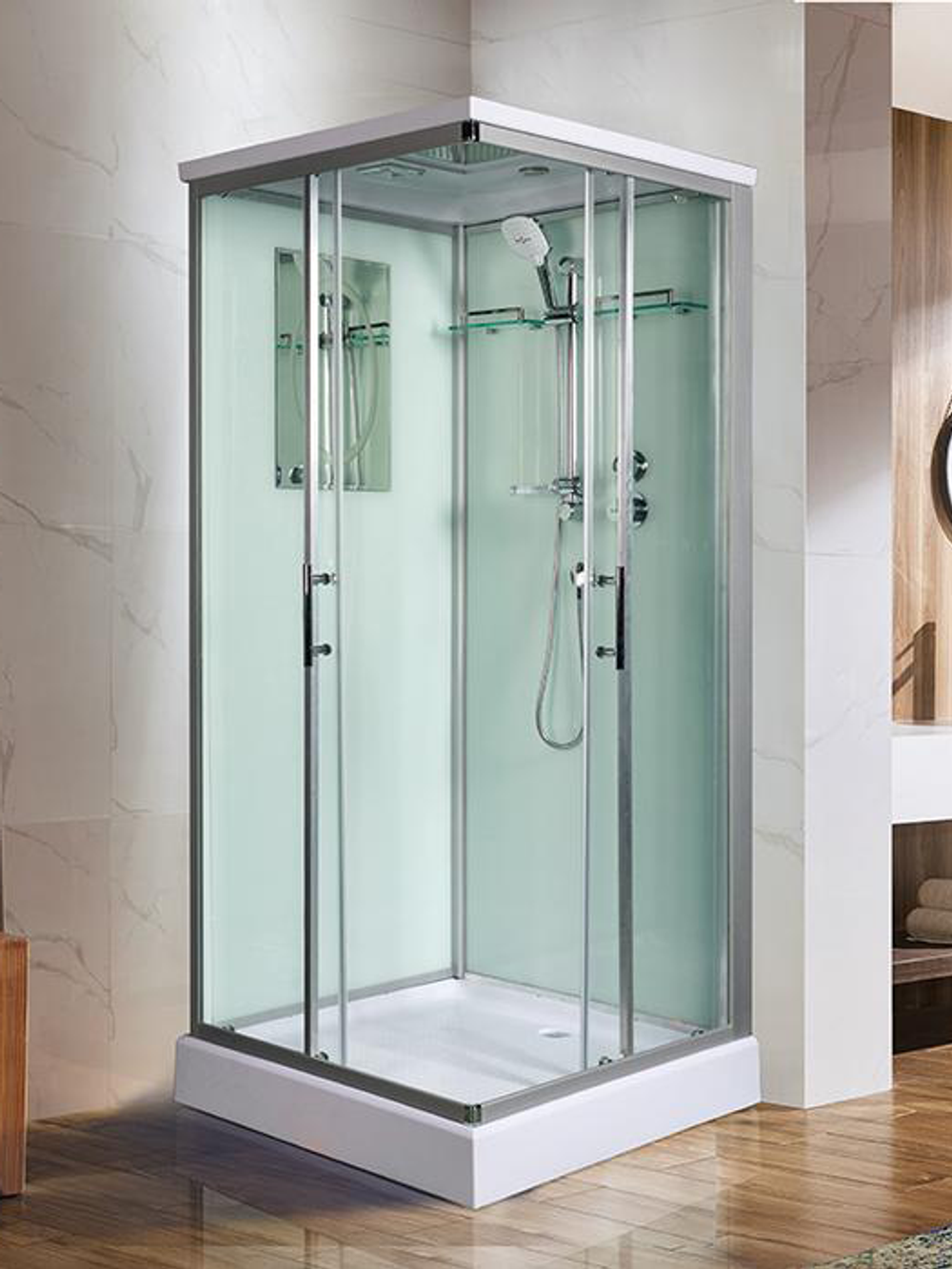 Душевая кабина WeltWasser  WW500 LAINE 1004 1000х1000х2170 мм 10000003269
