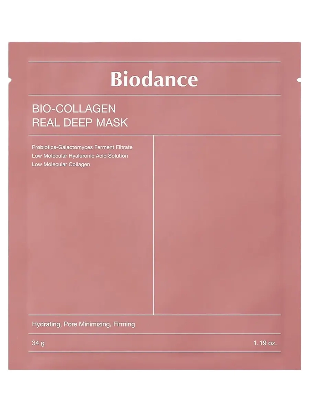 Biodance Ночная гидрогелевая маска с коллагеном Bio-Collagen Real Deep Mask 34 гр