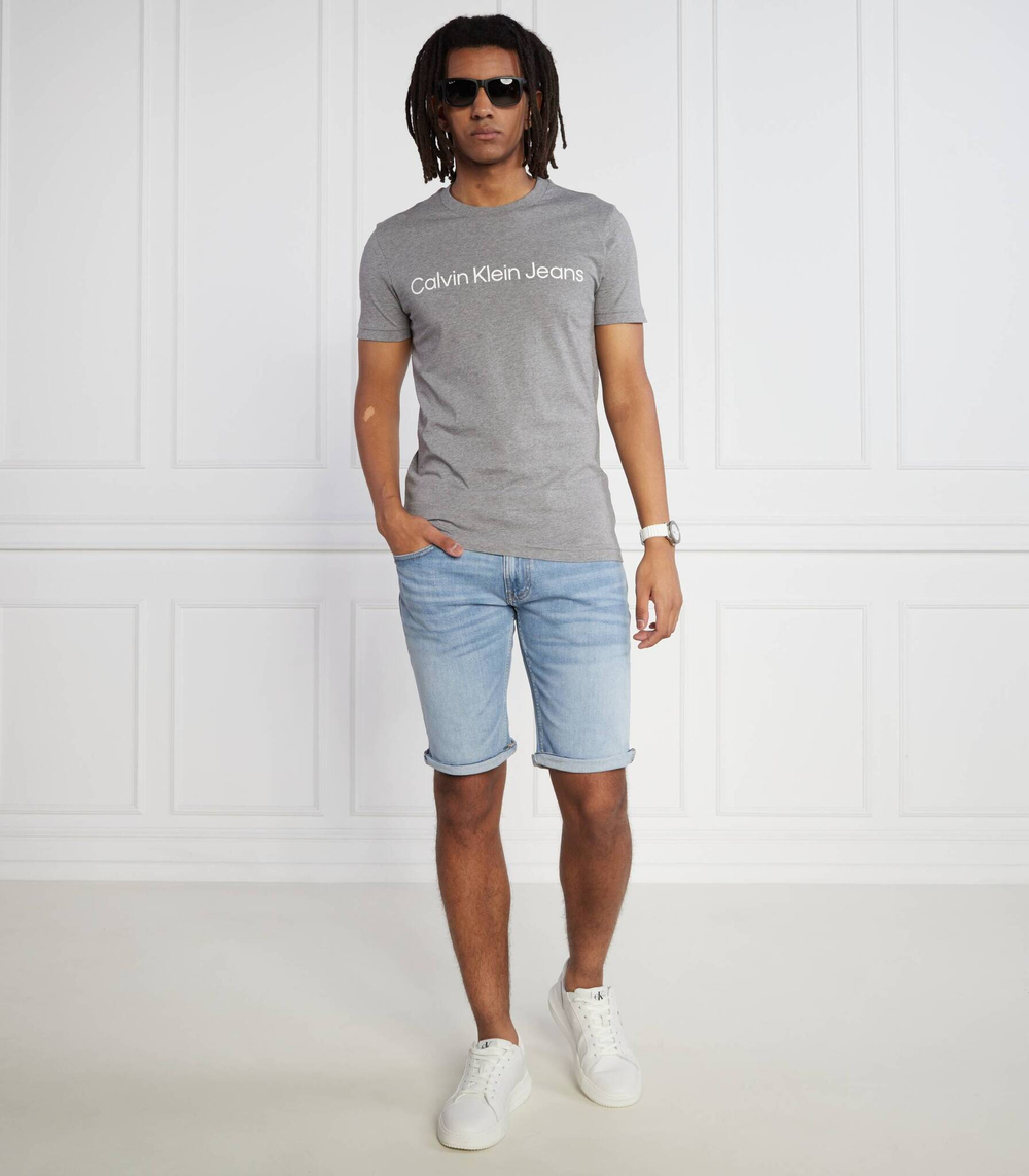 Футболка CALVIN KLEIN JEANS - серый(J30J322552)
