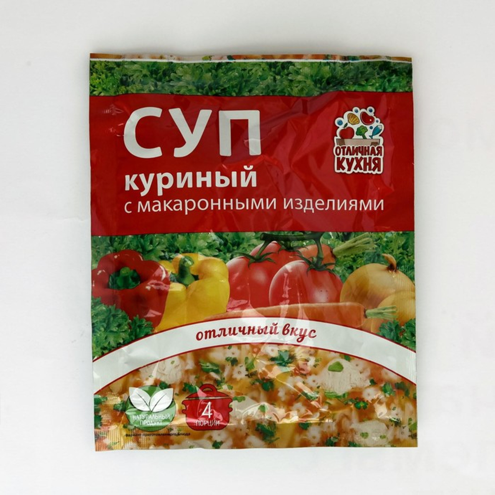 Суп Отличная кухня Куриный с мак.изд  60гр/36