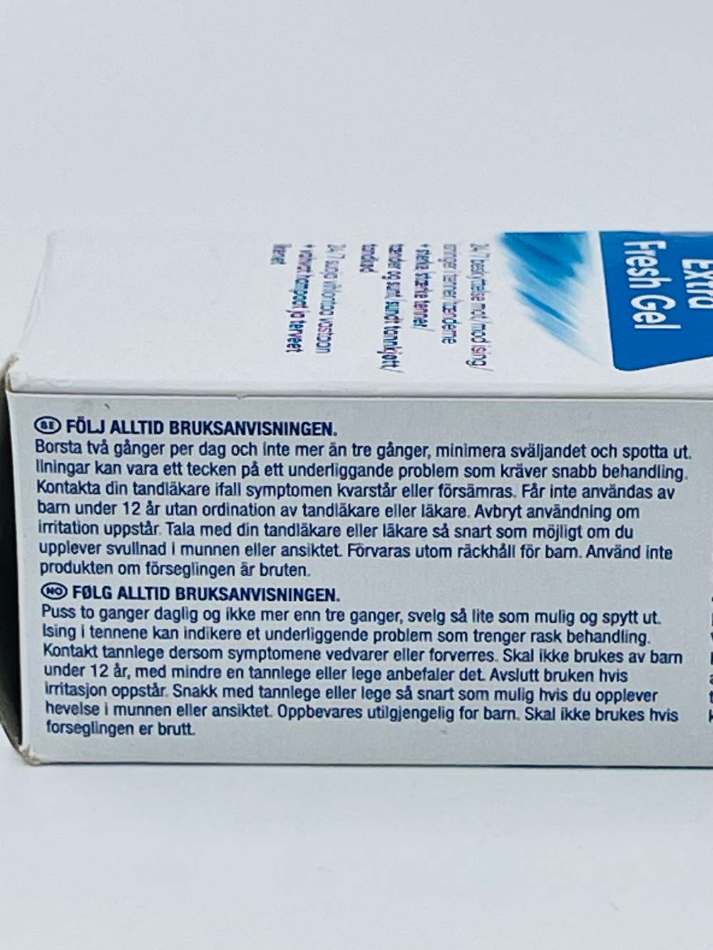 Зубная паста Sensodyne Extra Fresh Gel 75 мл (из Финляндии)