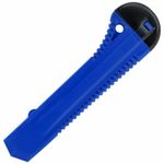 Нож канцелярский 18 мм STAFF EVERYDAY, 1шт, фиксатор, матовый корпус ассорти, упаковка с подвесом, 238179