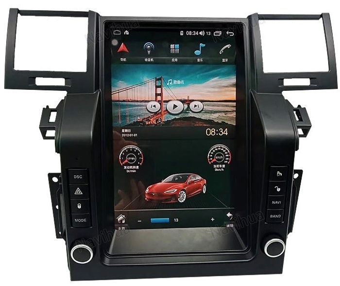 Магнитола для Range Rover Sport 2005-2009 - Kuberg NH-1002 ("Тесла-Стиль") Android 10, Быстрая, SIM-слот