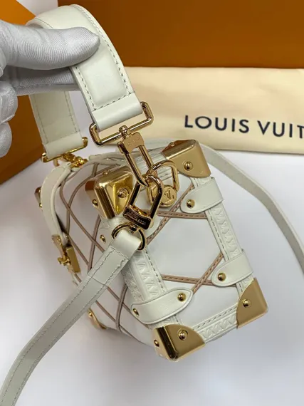 Сумка Louis Vuitton Side Trunk PM белый