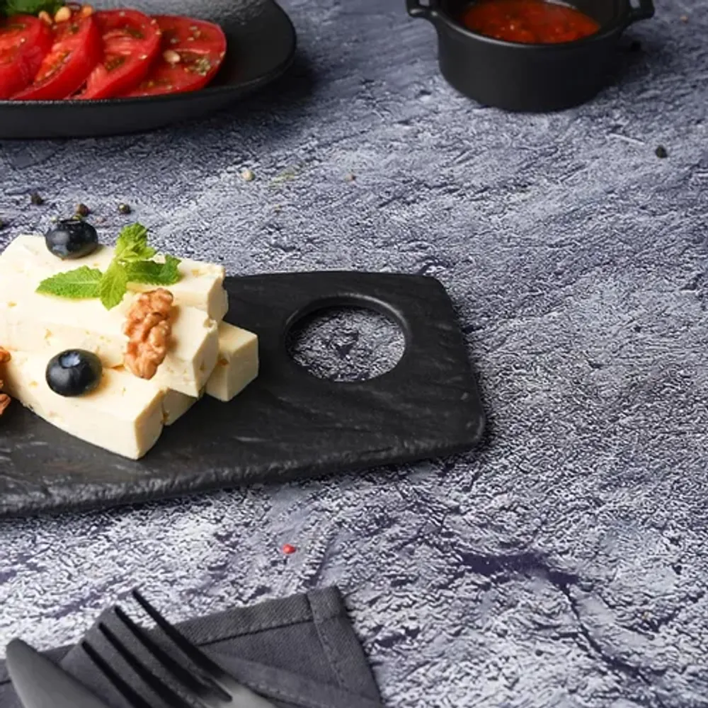 Блюдо прямоугольное 32,5*10 см h1,3 см Black Raw Stellar P.L. Proff Cuisine [1]