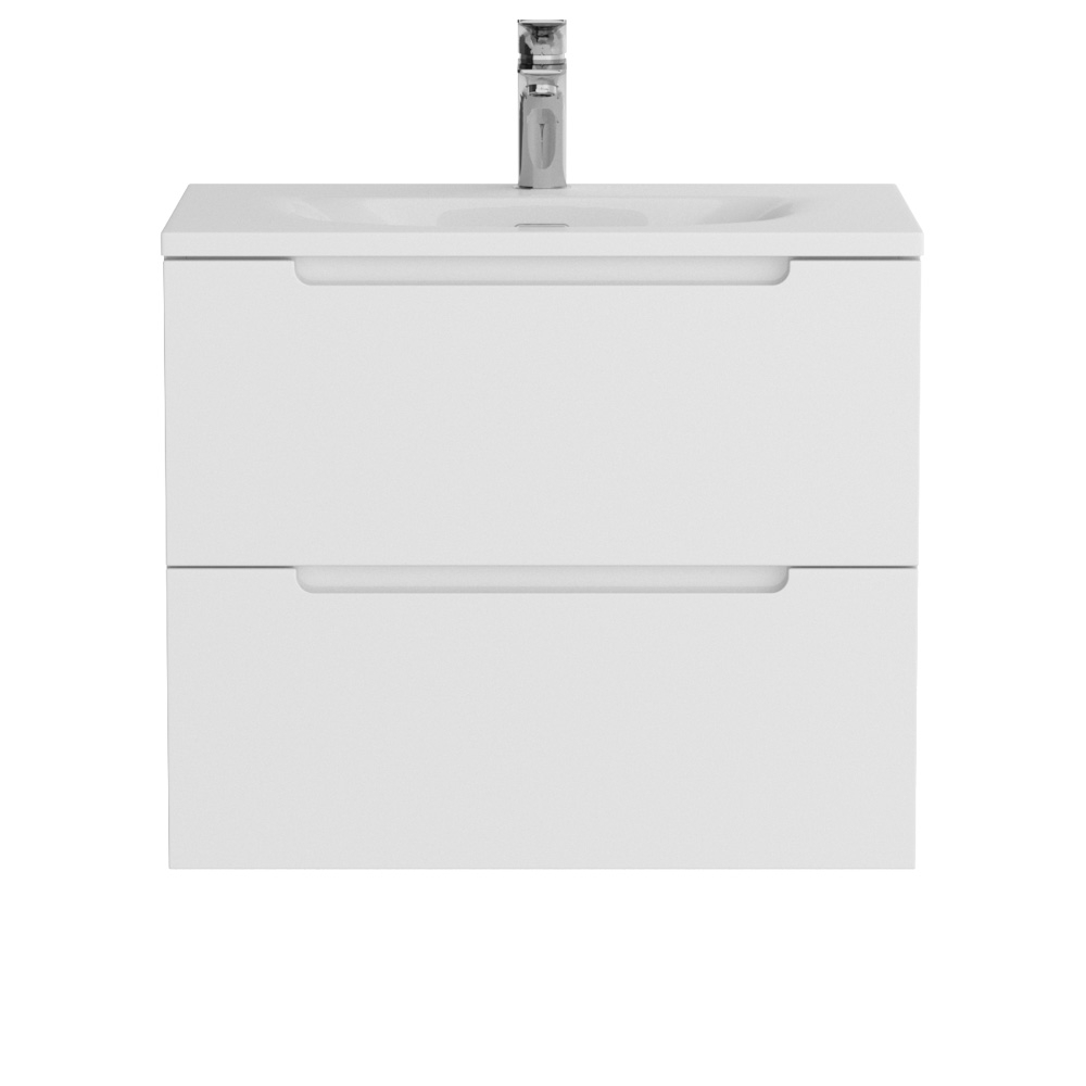 Тумба подвесная с раковиной BelBagno ETNA39-500/390-2C-SO-BL-P + BB-8099-3-50