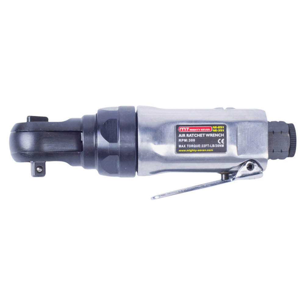MIGHTY SEVEN (NE-251) Трещотка пневматическая 1/4", 30 Нм, укороченная