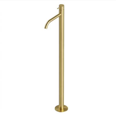 Внешняя часть напольного смесителя для раковины HAPA C35 (цвет - латунь браш. BBS) C35.0008.PEX.BBS