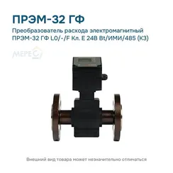 Преобразователь расхода электромагнитный ПРЭМ-32 ГФ L0/-/F Кл. E 24В Bt/ИМИ/485 (К3)