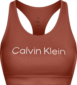 ТОП теннисный Calvin Klein Medium Support Sports Bra - Коричневый