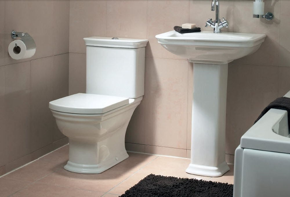 Унитаз напольный с бачком  Vitra Serenada, сиденье микролифт, функция биде, механизм смыва Geberit