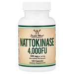 Double Wood Supplements, наттокиназа, 120 капсул (100 мг (2000 FU) в 1 капсуле)