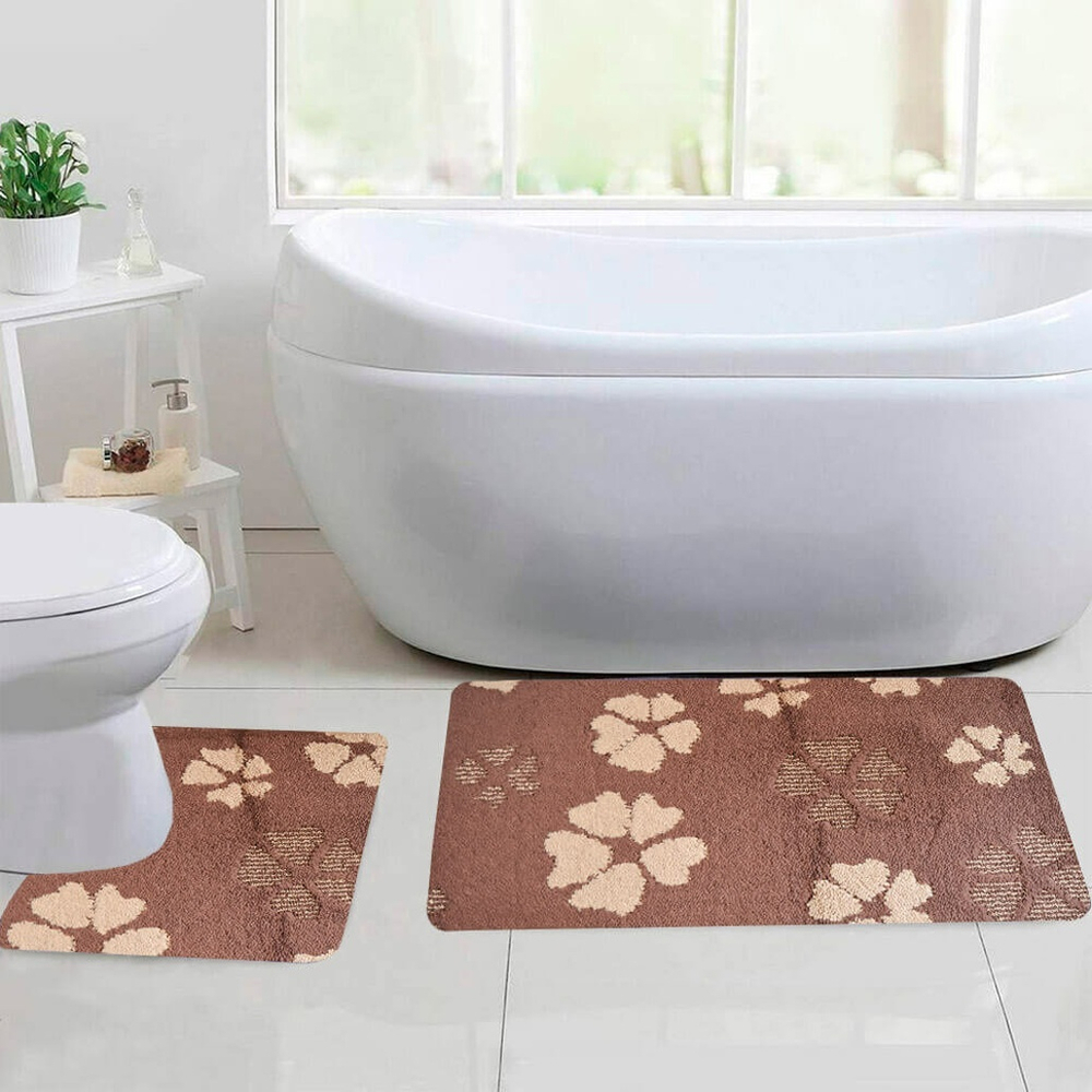 Коврик MAXIMUS 2шт 50*80/40*50см, 2518 BROWN