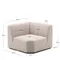 Угловой модульный диван Neom бежевого цвета 75 см