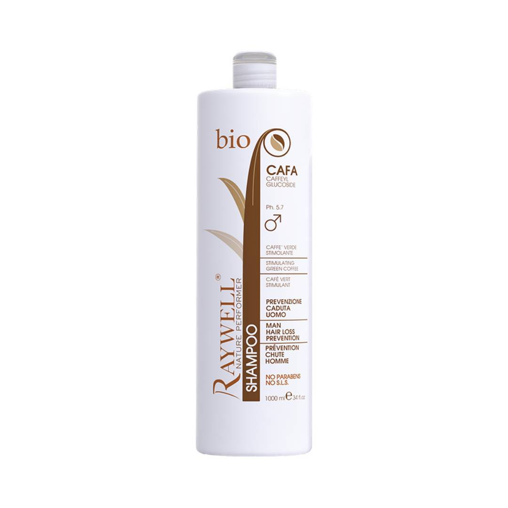 RAYWELL BIO CAFA SHAMPOO - Шампунь против выпадения волос для мужчин - 1000 мл.
