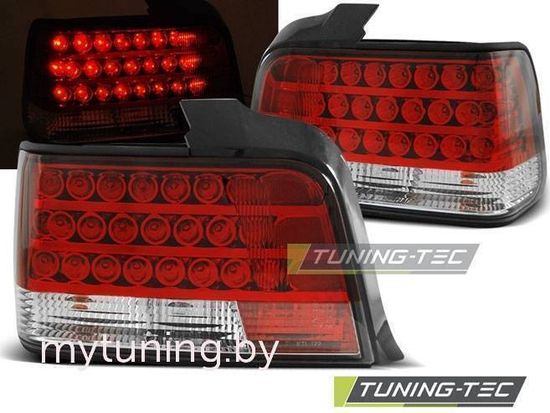 Задние фонари Bmw 3 E36 red white led