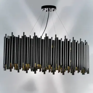 Люстра подвесная 20*G9 816207 чёрный Savona Lightstar