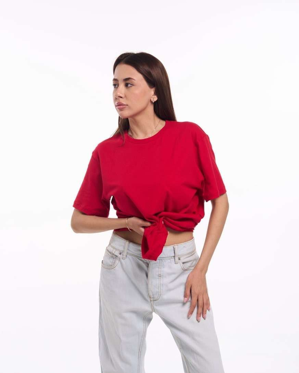 Футболка стандарт красная 160гр/м2