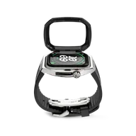 Корпус для Apple Watch SPIII45 - Серебристый/Чёрный