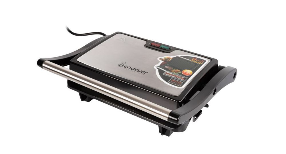 Электрический гриль ENDEVER Grillmaster 114, серебристый