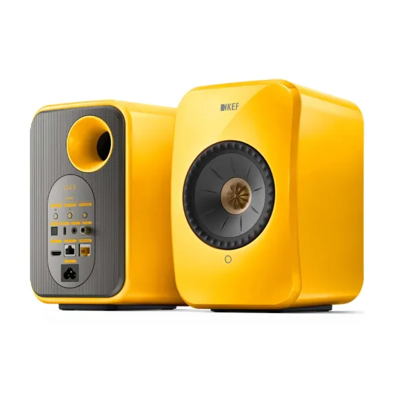 KEF LSX II Solaris Yellow