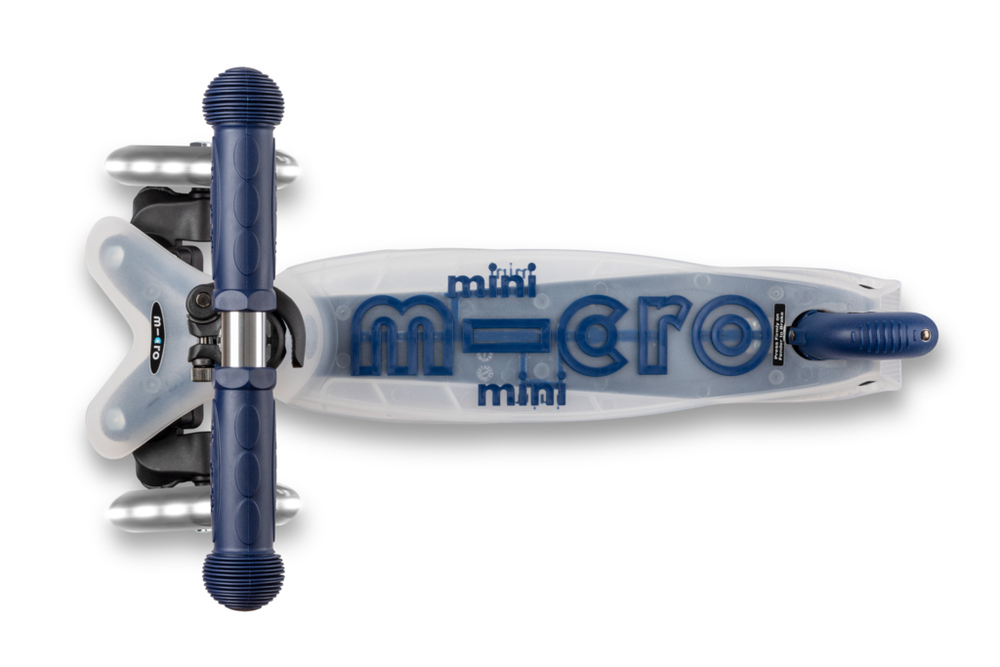 Самокат Mini Micro Deluxe Flux LED синий