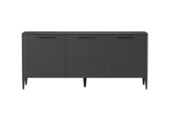 Тумба Type oak 3 двери ширина 160 см (черный)