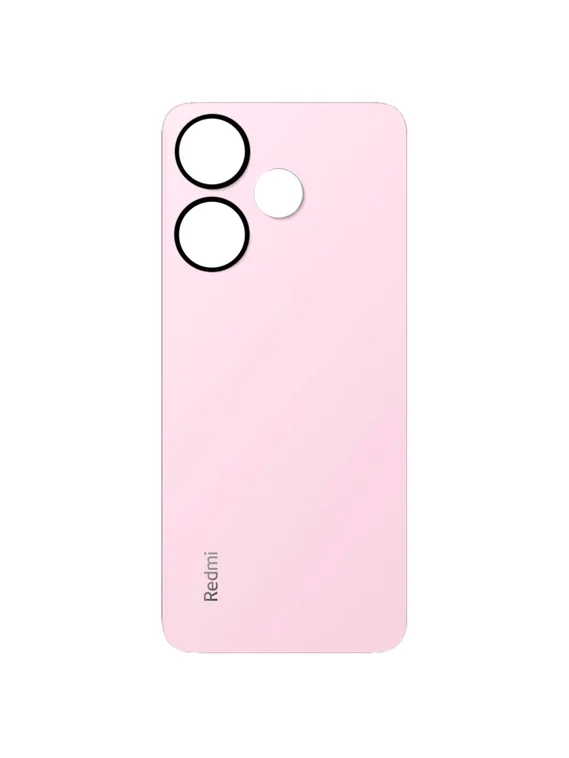Задняя крышка для Xiaomi Redmi 13 розовая (Pearl pink) без стекла камеры